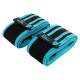 Колінні бинти для присідань KNEE WRAPS LiveUp 2шт синій-чорний