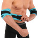 Бинти на лікті для жиму ELBOW WRAPS LiveUp 2шт синій-чорний