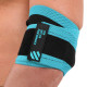 Бинти на лікті для жиму ELBOW WRAPS LiveUp 2шт синій-чорний