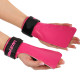 Накладки для підтягування та тяги LIFTING GRIPS LiveUp 2шт S-L рожевий-чорний