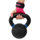 Накладки для підтягування та тяги LIFTING GRIPS LiveUp 2шт S-L рожевий-чорний