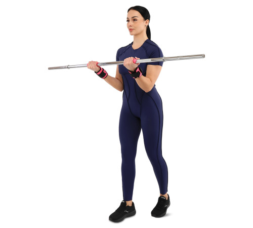 Накладки для подтягивания и тяги WEIGHT LIFTING WRIST WRAPS LiveUp 2шт розовый-черный