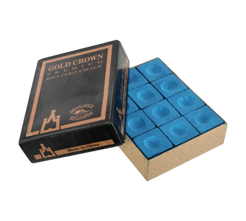 Крейда для більярду Gold Crown синій