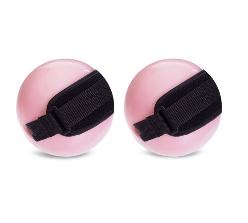 Мяч утяжеленный с манжетом PRO-SUPRA WEIGHTED ENERGY BALL 11см розовый