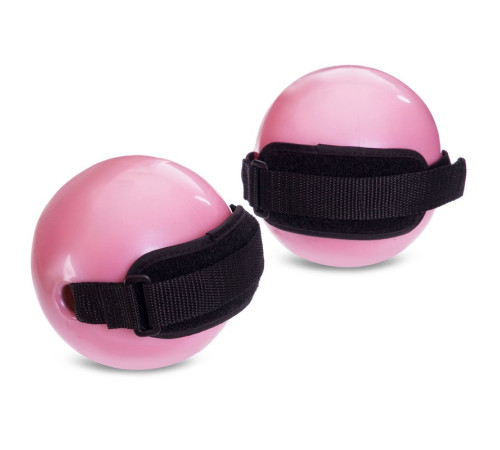 Мяч утяжеленный с манжетом PRO-SUPRA WEIGHTED ENERGY BALL 11см розовый