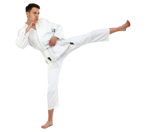 Кімоно для дзюдо куртка штани та пояс MIZANO 120-180см білий