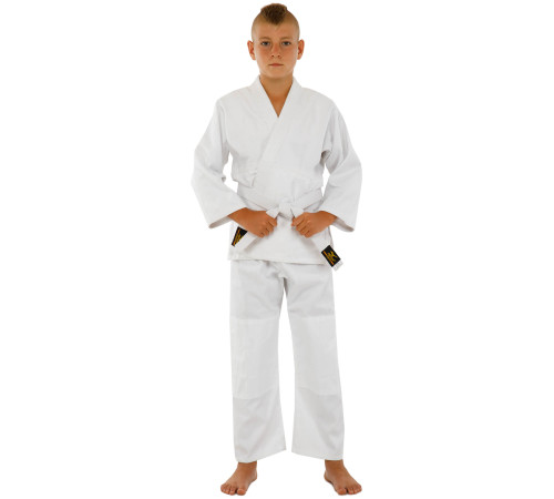 Кімоно для дзюдо куртка штани та пояс MIZANO 120-180см білий