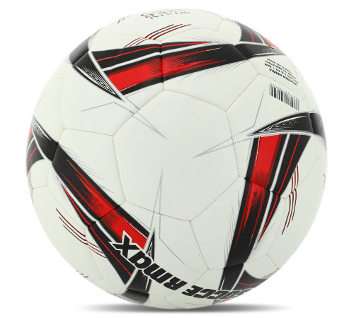 Мяч футбольный HYBRID SOCCERMAX №5 PU белый-красный
