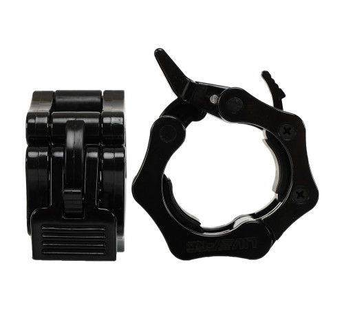Замки швидкознімні для грифа Lock-Jaw PRO LiveUp 2шт діаметр-50мм чорний