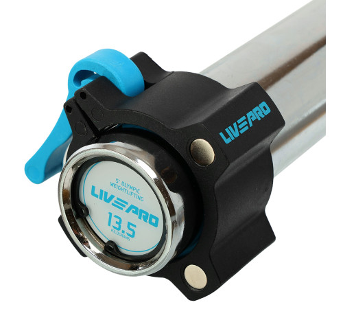 Замки швидкознімні для грифа Lock-Jaw PRO LiveUp 2шт діаметр-50мм чорний