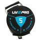 Мішок обтяжувач для функціонального тренінгу Power Bag LiveUp 5кг чорний-сірий