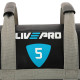 Мішок обтяжувач для функціонального тренінгу Power Bag LiveUp 5кг чорний-сірий