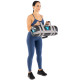 Мішок обтяжувач для функціонального тренінгу Power Bag LiveUp 5кг чорний-сірий