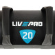 Мішок обтяжувач для функціонального тренінгу Power Bag LiveUp 20кг чорний-сірий