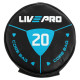 Мішок обтяжувач для функціонального тренінгу Power Bag LiveUp 20кг чорний-сірий