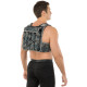 Жилет утяжелитель с регулируемым весом LiveUp WEIGTH VEST вес-1-20кг черный-серый