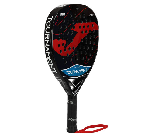 Ракетка для падел-тенісу Padel Joma TOURNAMENT FLEX чорний-червоний