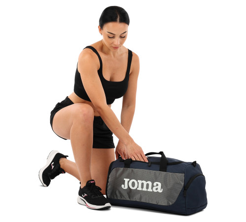 Сумка спортивна Joma INDOOR 52x24x23см темно-синій