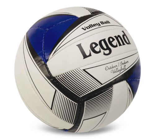 Мяч волейбольный LEGEND №5 PU белый-синий-черный