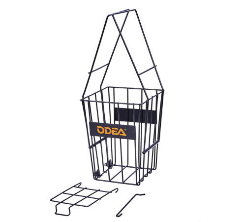Кошик для тенісних м'ячів TENNIS BALL CART на 72 м'ячі ODEAR чорний