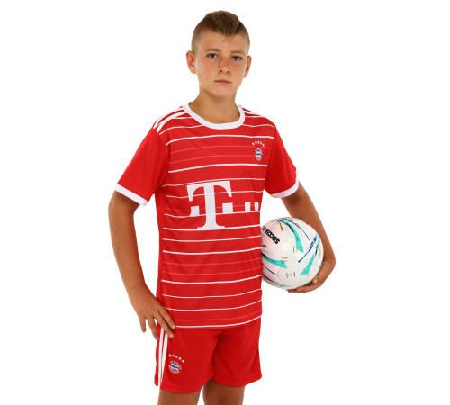 Форма футбольна дитяча із символікою футбольного клубу BAYERN MUNCHEN домашня 2023 SP-Sport XS-XL червоний