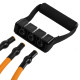 Еспандер трубчастий з ручками SP-Sport Resistance Band навантаження-18кг довжина-75см жовтий