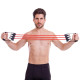 Еспандер трубчастий з ручками для фітнесу SP-Sport Resistance Band 75см навантаження 13,5кг 30LB червоний