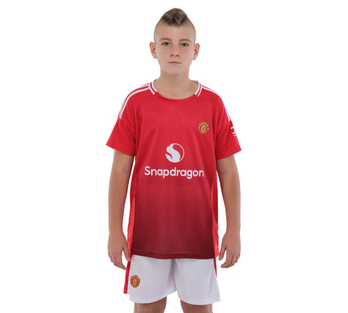 Форма футбольна дитяча із символікою футбольного клубу MANCHESTER UNITED домашня 2024 SP-Sport 125-160см червоний