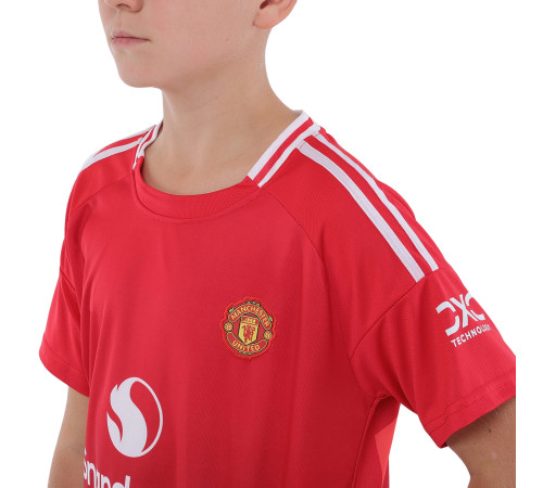 Форма футбольна дитяча із символікою футбольного клубу MANCHESTER UNITED домашня 2024 SP-Sport 125-160см червоний