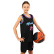 Форма баскетбольная детская NBA клуб Miami 22 S-2XL черный-фуксия