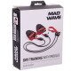 Тренажер для плавания с лопатками для тренировки гребка MadWave DRY TRAINING сопротивление 5,4-14,1кг черный-красный