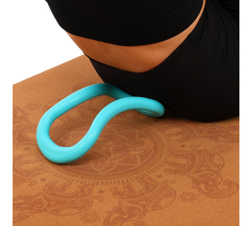 Кільце для йоги та розтяжки Zelart YOGA HOOP кольори в асортименті
