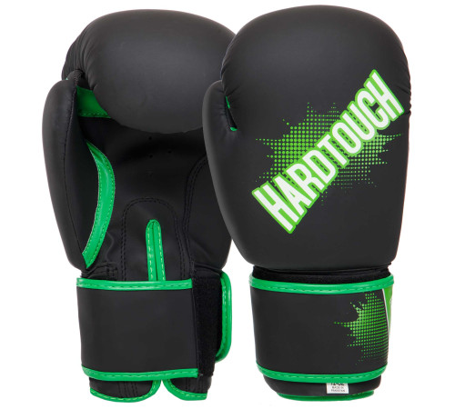 Рукавиці боксерські на липучці PU HARD TOUCH 10-14 унцій кольори в асортименті