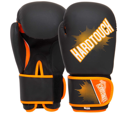 Рукавиці боксерські на липучці PU HARD TOUCH 10-14 унцій кольори в асортименті
