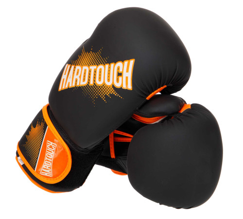 Рукавиці боксерські на липучці PU HARD TOUCH 10-14 унцій кольори в асортименті