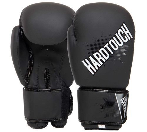 Рукавиці боксерські на липучці PU HARD TOUCH 10-14 унцій кольори в асортименті