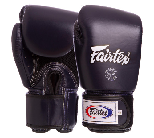 Рукавиці боксерські на липучці шкіряні FAIRTEX 10-18унцій кольори в асортименті
