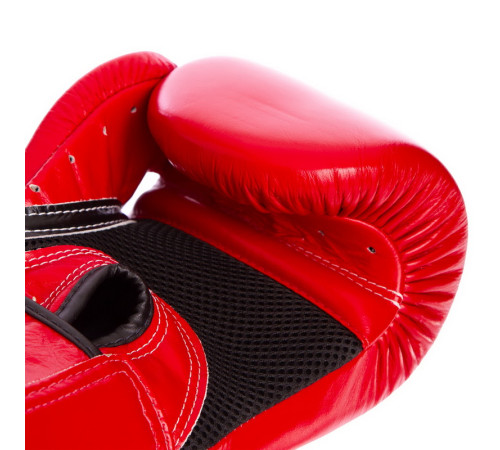 Рукавиці боксерські на липучці шкіряні FAIRTEX 10-18унцій кольори в асортименті