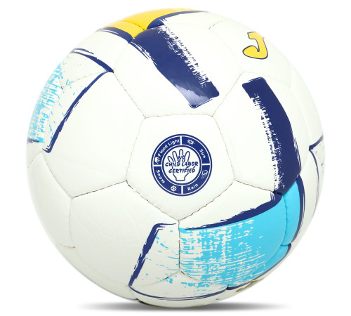 М'яч футбольний Joma DALI II №5 PU блакитний-синій-жовтий