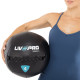 М'яч набивний медичний для кросфіту WALL BALL LiveUp 4кг чорний
