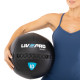 М'яч набивний медичний для кросфіту WALL BALL LiveUp 10кг чорний