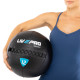 М'яч набивний медичний для кросфіту WALL BALL LiveUp 12кг чорний