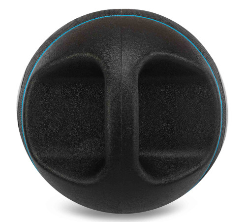 Медбол мяч медицинский двуручный с хватами LiveUp Medicine Ball 4кг черный