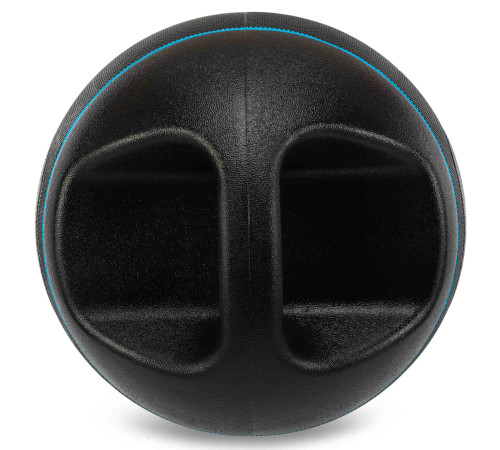 Медбол м'яч медичний дворучний з хватами LiveUp Medicine Ball 6кг чорний
