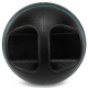Медбол м'яч медичний дворучний з хватами LiveUp Medicine Ball 6кг чорний