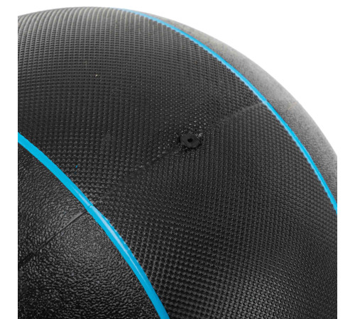Медбол м'яч медичний дворучний з хватами LiveUp Medicine Ball 7кг чорний