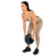 Медбол м'яч медичний дворучний з хватами LiveUp Medicine Ball 7кг чорний