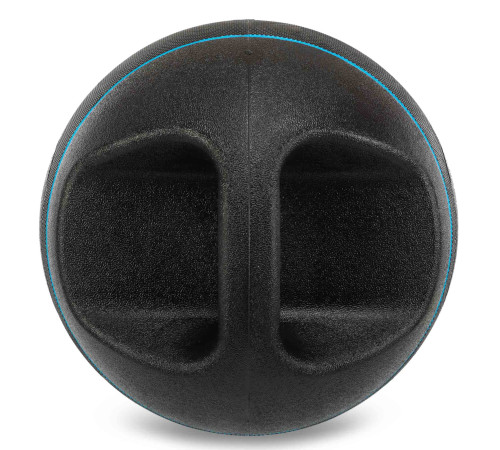 Медбол м'яч медичний дворучний з хватами LiveUp Medicine Ball 8кг чорний