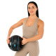 Медбол м'яч медичний дворучний з хватами LiveUp Medicine Ball 8кг чорний