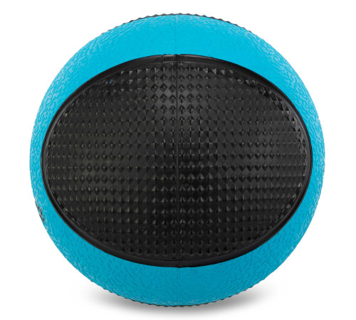 М'яч медичний медбол Medicine Ball LiveUp 1 кг чорний-синій